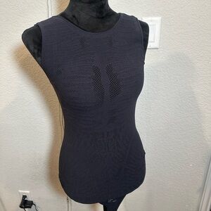 Wolford Sleeveless Black Knit bodysuit